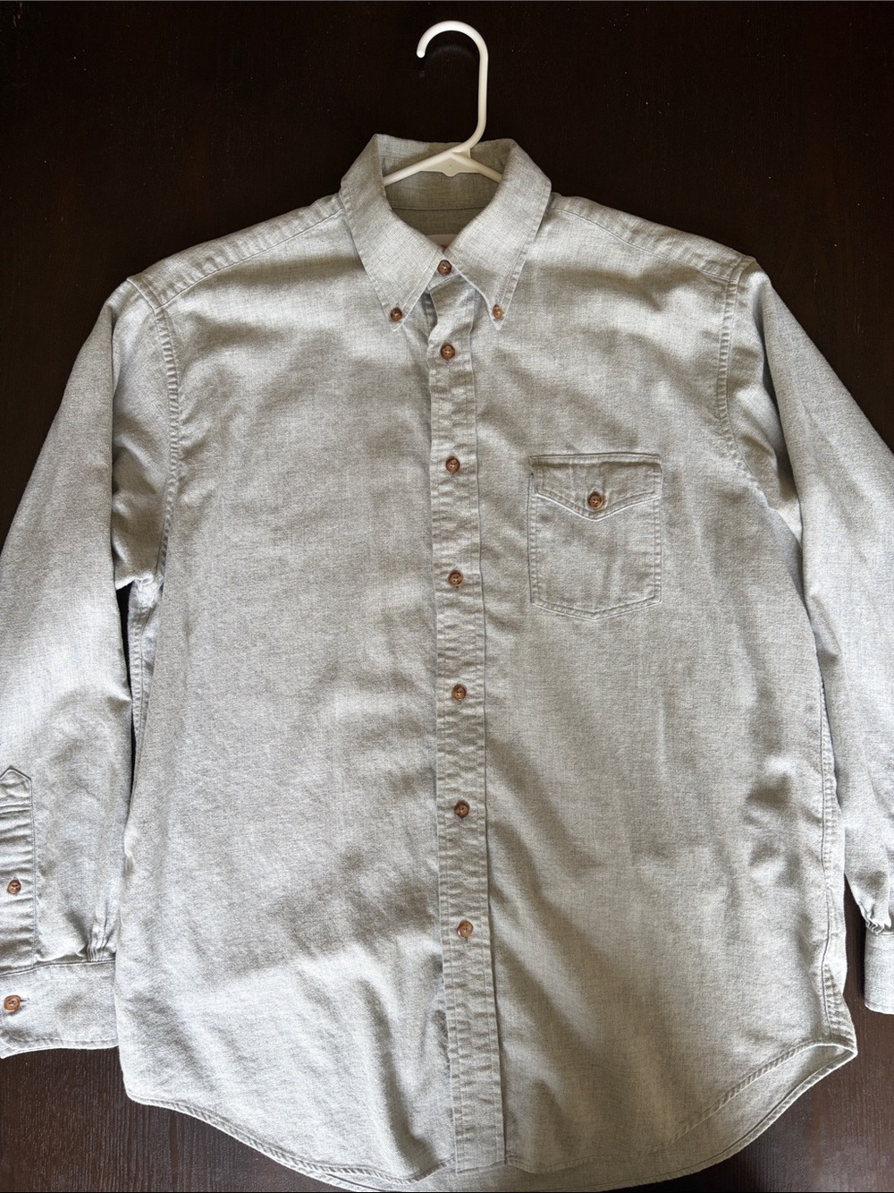 Light Grey Brooks Brothers Flannel